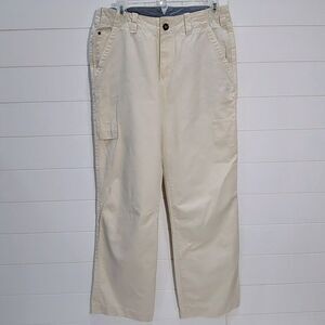 Hurley Womens Highrider Pants Size 9 Beige Casual Workwear Chino Pants